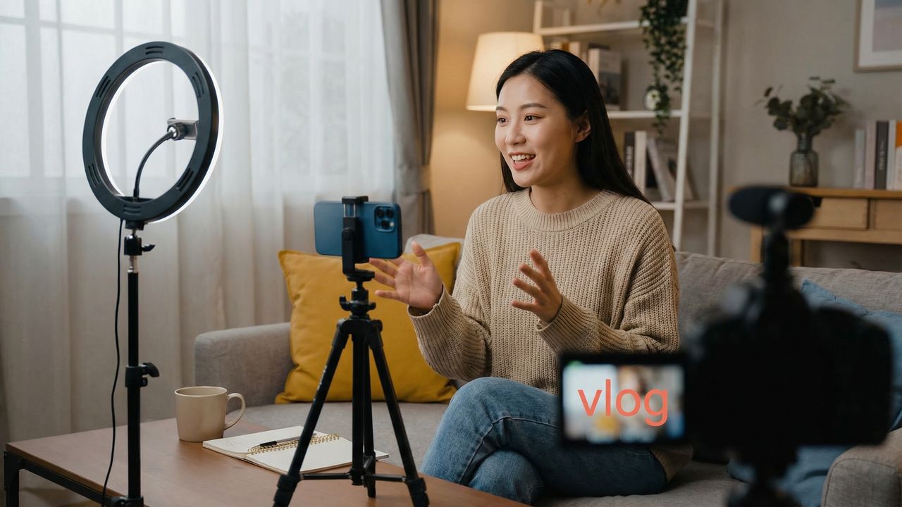 情侣自拍生活视频VLOG教程